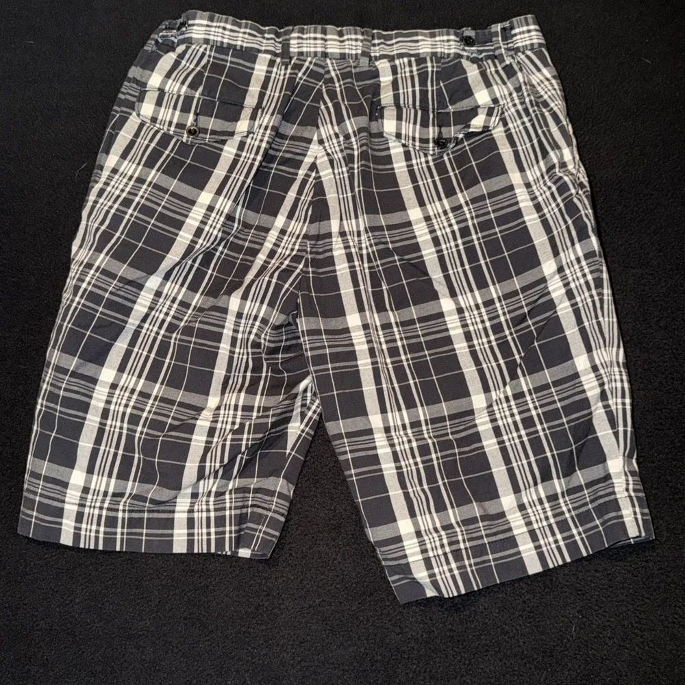 Polo Ralph Lauren Men's Bermuda Black &white Plaid Mens 34